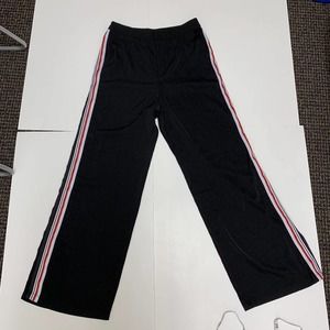 Forever 21 Black Striped Wide Leg Pants Medium